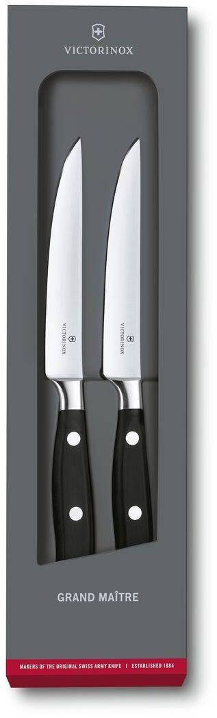 

Набор ножей Victorinox Grand Maitre Steak, 2шт., черный (7.7242.2), 0