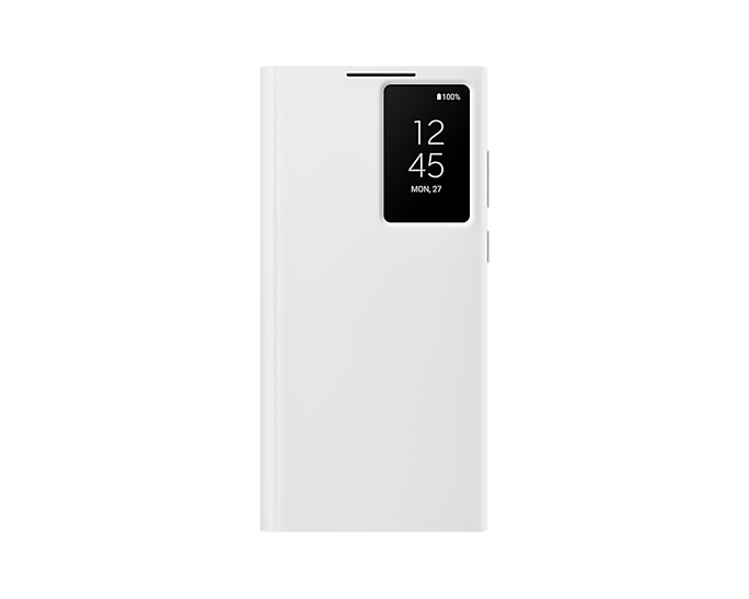 

Чехол-книжка Samsung Smart Clear View Cover для смартфона Samsung Galaxy S22 Ultra, Поликарбонат, полиуретан, термопластичный полиуретан, микрофибра, алюминий., белый (ZS908CWEGRU)