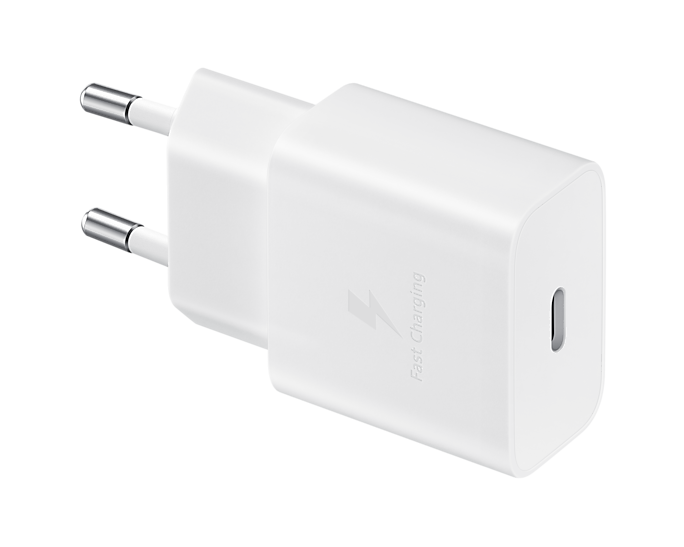 

Сетевое зарядное устройство Samsung - 15W, 1USB, USB type-C, Quick Charge, PD, 2A, белый (T1510NWEGRU)