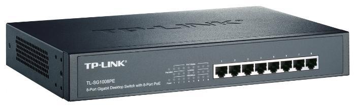 

Коммутатор TP-LINK TL-SG1008PE 8-port Gigabit Switch, TL-SG1008PE