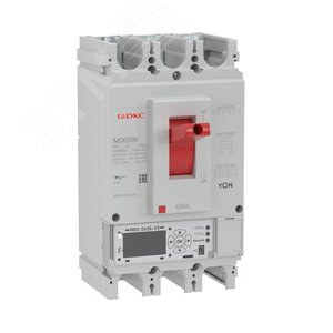 

Выключатель автоматический DKC YON MD630N-MR2 трехполюсный (3P/3П) 630A 40кА (MD630N-MR2), YON MD630N-MR2