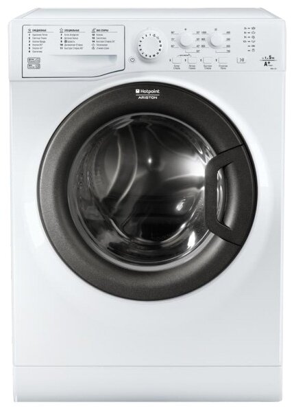 

Стиральная машина Hotpoint-Ariston VMUL 501 B, 5кг, до 1000 об/мин, белый (869990889580), 501 B