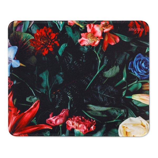 

Коврик для мыши Smartbuy Flowers S-size, 280x230x3мм, принт (SBMP-102-FL), Flowers S-size