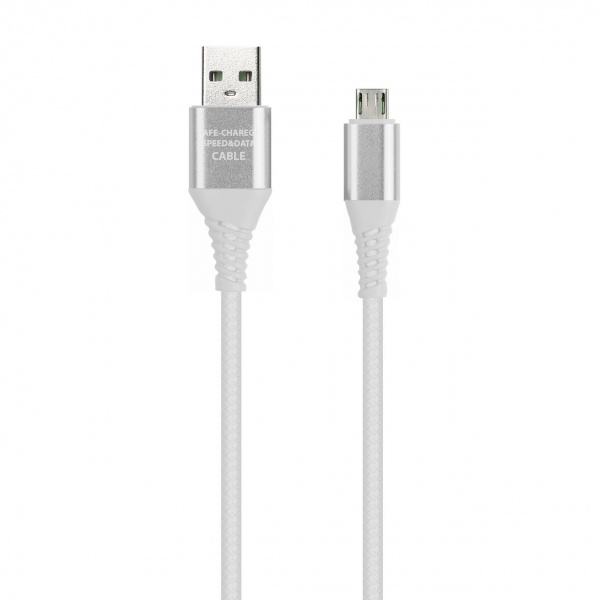 

Кабель USB-USB Type-C, 2A, 1м, белый Smartbuy Gear (iK-3112ERG white)