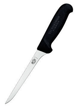 

Нож кухонный, обвалочный для мяса Victorinox Fibrox, лезвие 12 см (5.6403.12), Черный
