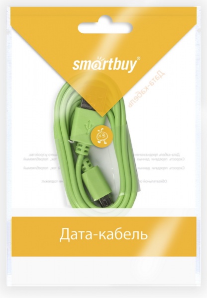 

Кабель USB 2.0(Am)-Micro USB 2.0(Bm), 1м, зеленый Smartbuy (iK-12c green), 0