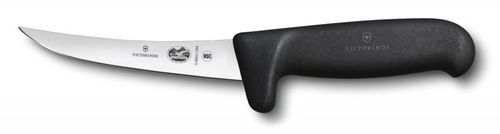 

Нож кухонный, разделочный для мяса Victorinox Fibrox, лезвие 12 см (5.6603.12M), Черный