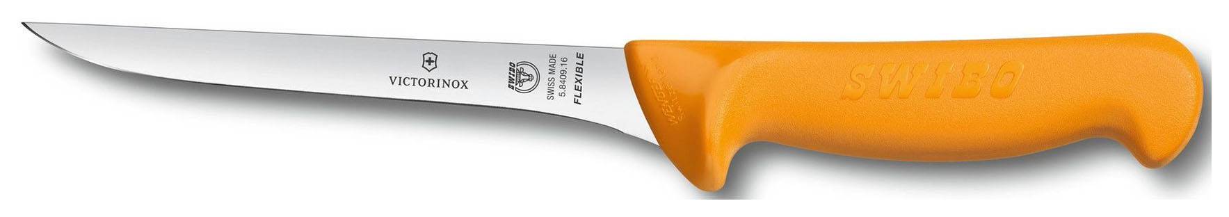 

Нож кухонный, обвалочный для мяса Victorinox Swibo, лезвие 13 см (5.8409.13), Желтый