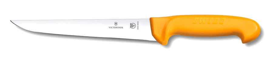 

Нож кухонный, разделочный для мяса Victorinox Sticking, лезвие 25 см (5.8411.25), Желтый
