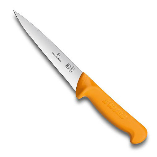 

Нож кухонный, разделочный для мяса Victorinox Swibo, лезвие 14см (5.8421.14), Желтый