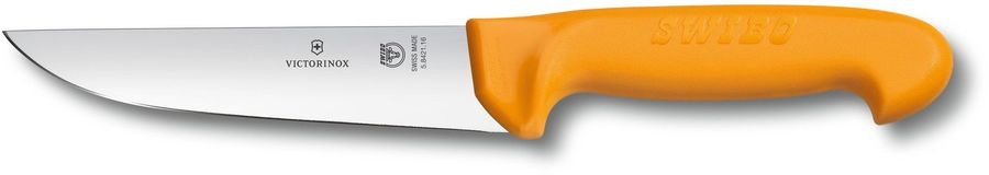 

Нож кухонный, разделочный для мяса Victorinox Swibo, лезвие 18 см (5.8421.18), Желтый