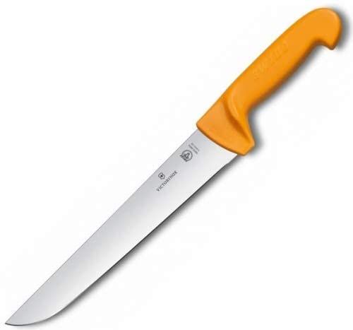

Нож кухонный, разделочный для мяса Victorinox Swibo, лезвие 21 см (5.8431.21), Желтый