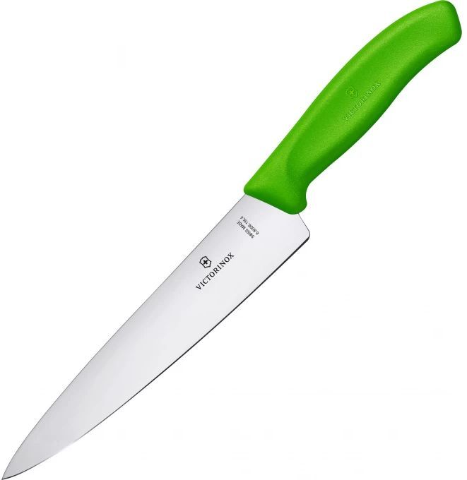

Нож кухонный, разделочный для мяса Victorinox Swiss Classic, лезвие 19см (6.8006.19L4B), Зеленый