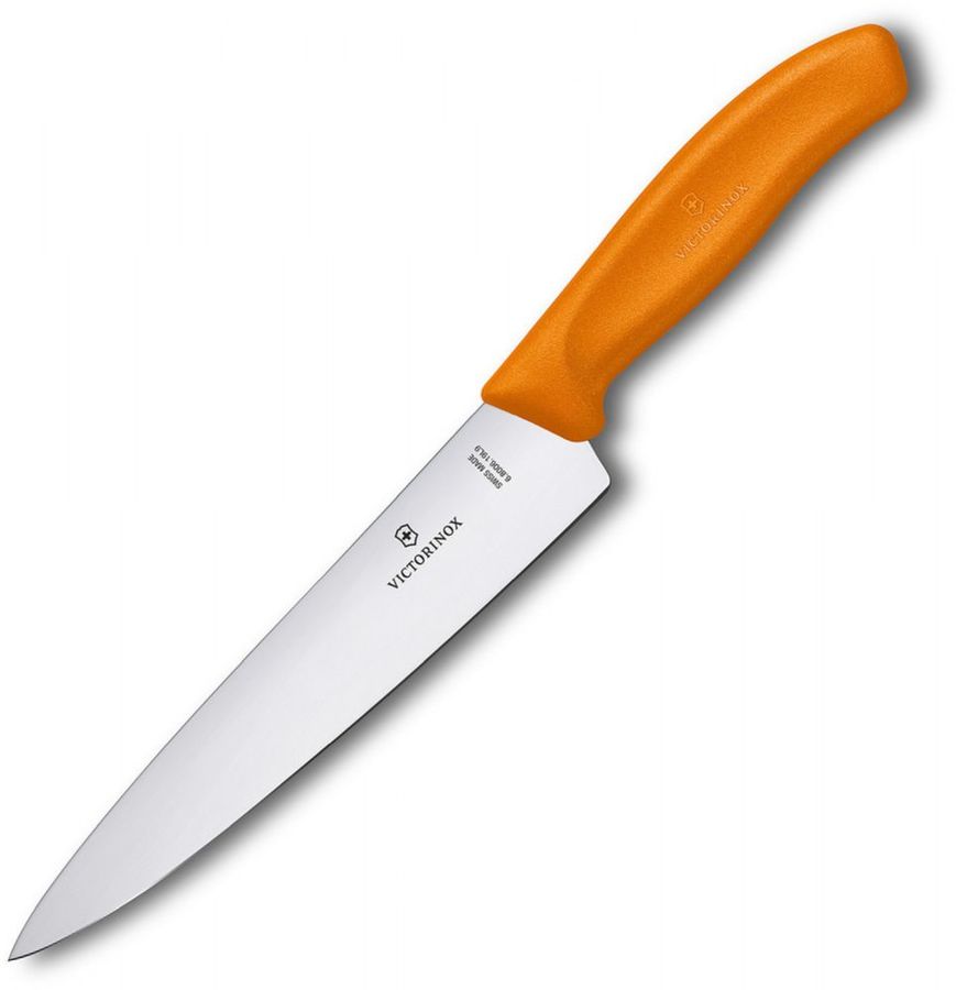 

Нож кухонный, разделочный для мяса Victorinox Swiss Classic, лезвие 19 см (6.8006.19L9B), Оранжевый