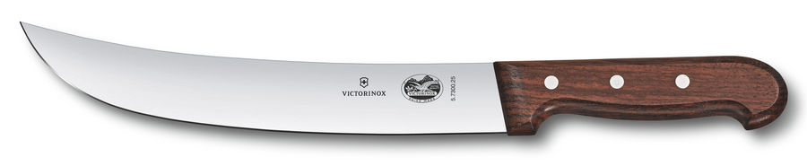 

Нож кухонный, разделочный для стейка Victorinox Cimeter, лезвие 25 см (5.7300.25), Бордовый