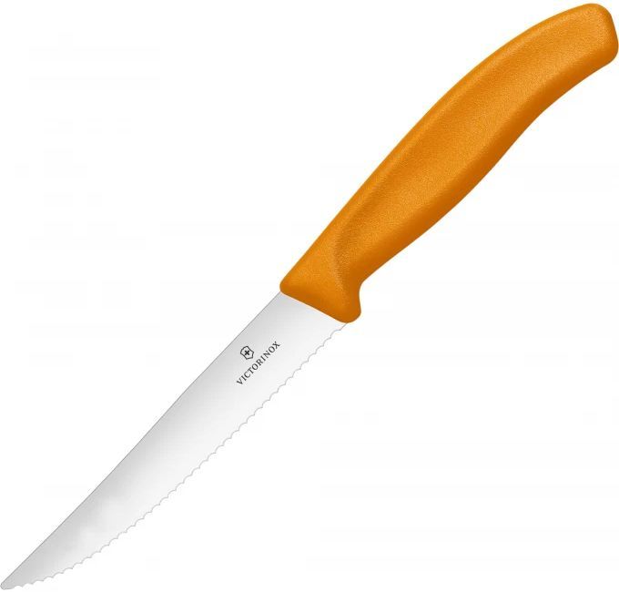 

Нож кухонный для стейка Victorinox Swiss Classic, лезвие 12 см (6.7936.12L9), Оранжевый