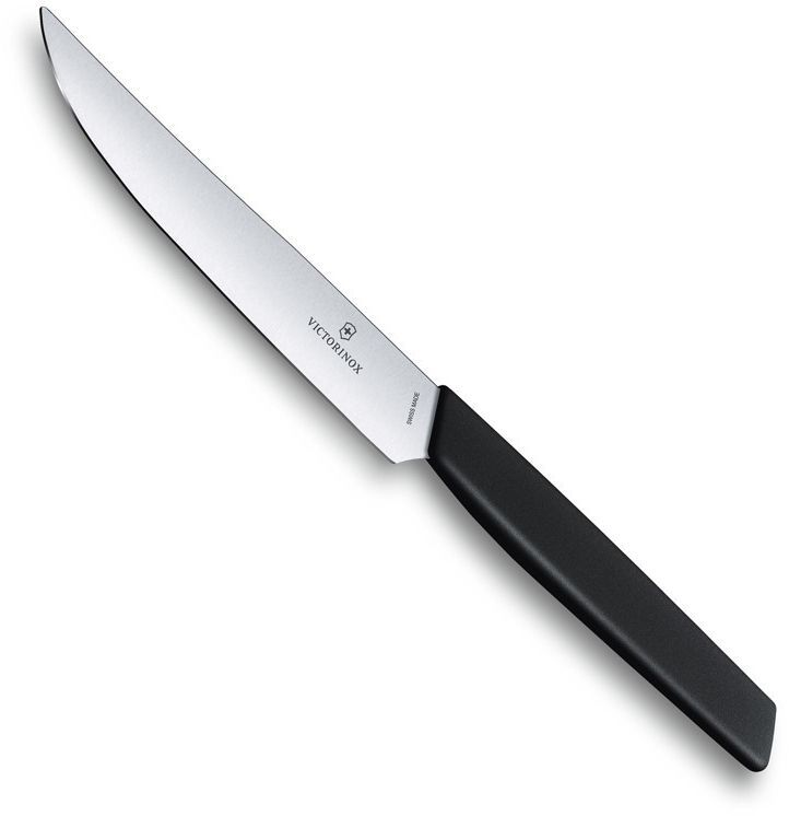 

Нож кухонный для стейка Victorinox Swiss Modern, лезвие 12 см (6.9003.12), Черный