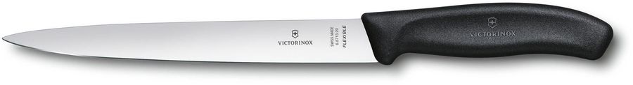 

Нож кухонный филейный Victorinox Swiss Classic, лезвие 20см (6.8713.20G), Черный