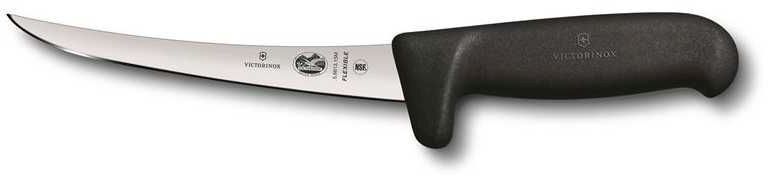 

Нож кухонный разделочный Victorinox Fibrox, лезвие 12 см (5.6613.12M), Черный