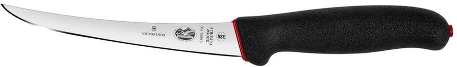 

Нож кухонный разделочный Victorinox Fibrox, лезвие 15 см (5.6663.15D), Черный