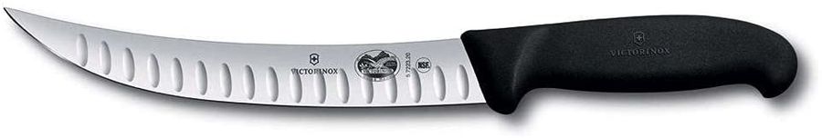 

Нож кухонный разделочный Victorinox Fibrox, лезвие 20 см (5.7223.20), Черный