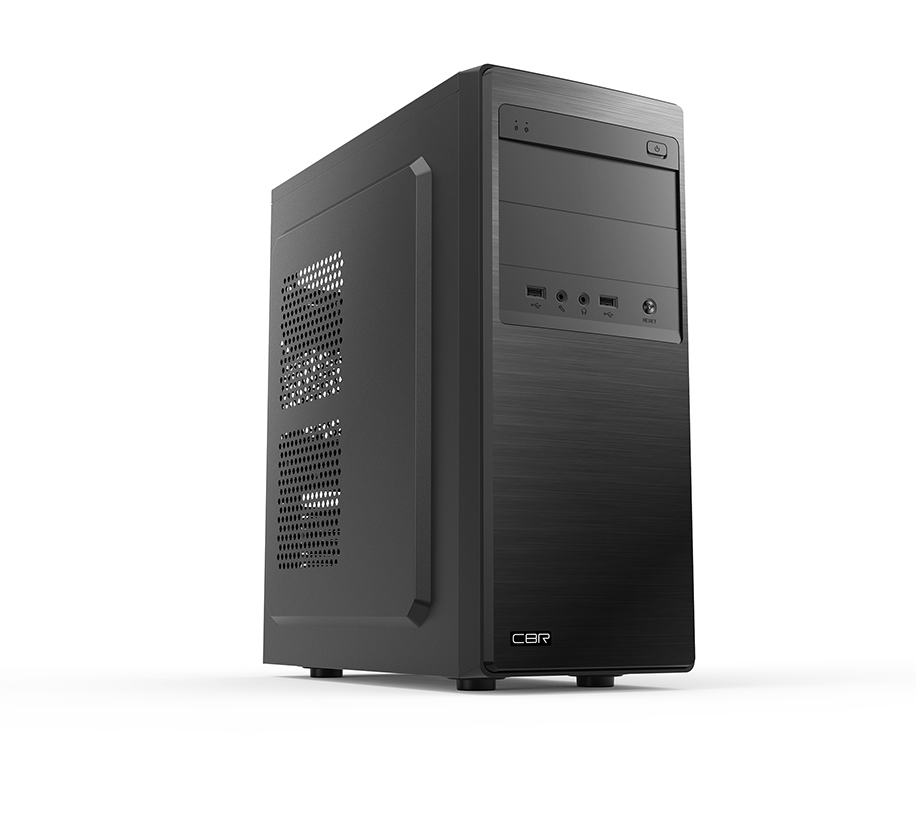 

Корпус CBR E133, ATX, Midi-Tower, черный, без БП (PCC-ATX-E133-WPSU), E133