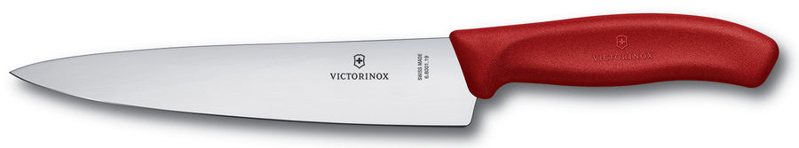

Нож кухонный разделочный Victorinox Swiss Classic, лезвие 19 см (6.8001.19B), Красный