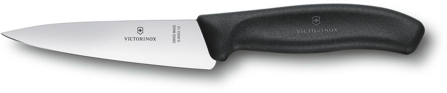 

Нож кухонный разделочный Victorinox Swiss Classic, лезвие 12 см (6.8003.12G), Черный