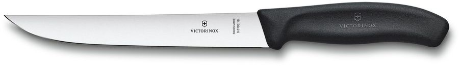 

Нож кухонный разделочный Victorinox Swiss Classic, лезвие 18 см (6.8103.18B), Черный