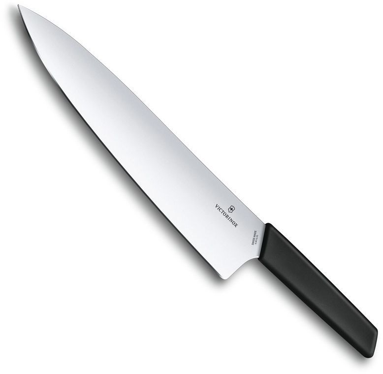 

Нож кухонный разделочный Victorinox Swiss Modern, лезвие 25 см (6.9013.25B), Черный