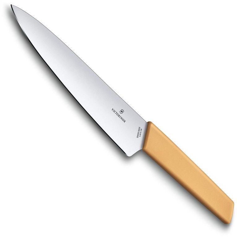 

Нож кухонный разделочный Victorinox Swiss Modern, лезвие 19 см (6.9016.198B), Желтый