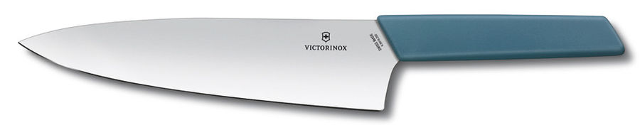 

Нож кухонный разделочный Victorinox Swiss Modern, лезвие 20см (6.9016.202B), Голубой