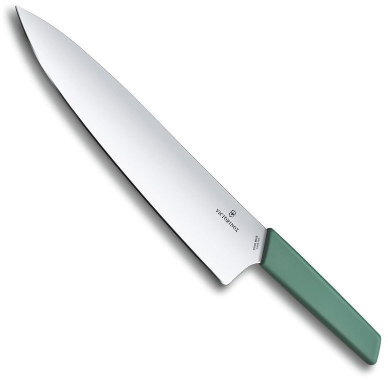

Нож кухонный разделочный Victorinox Swiss Modern, лезвие 25 см (6.9016.2543B), Зеленый