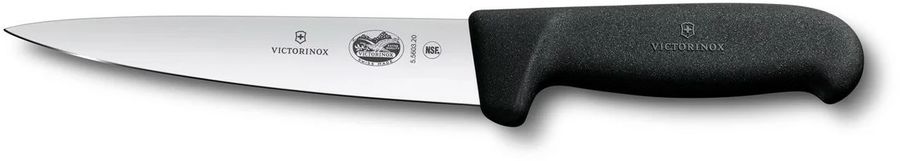 

Нож кухонный обвалочный Victorinox Fibrox, лезвие 20см (5.5603.20), Черный