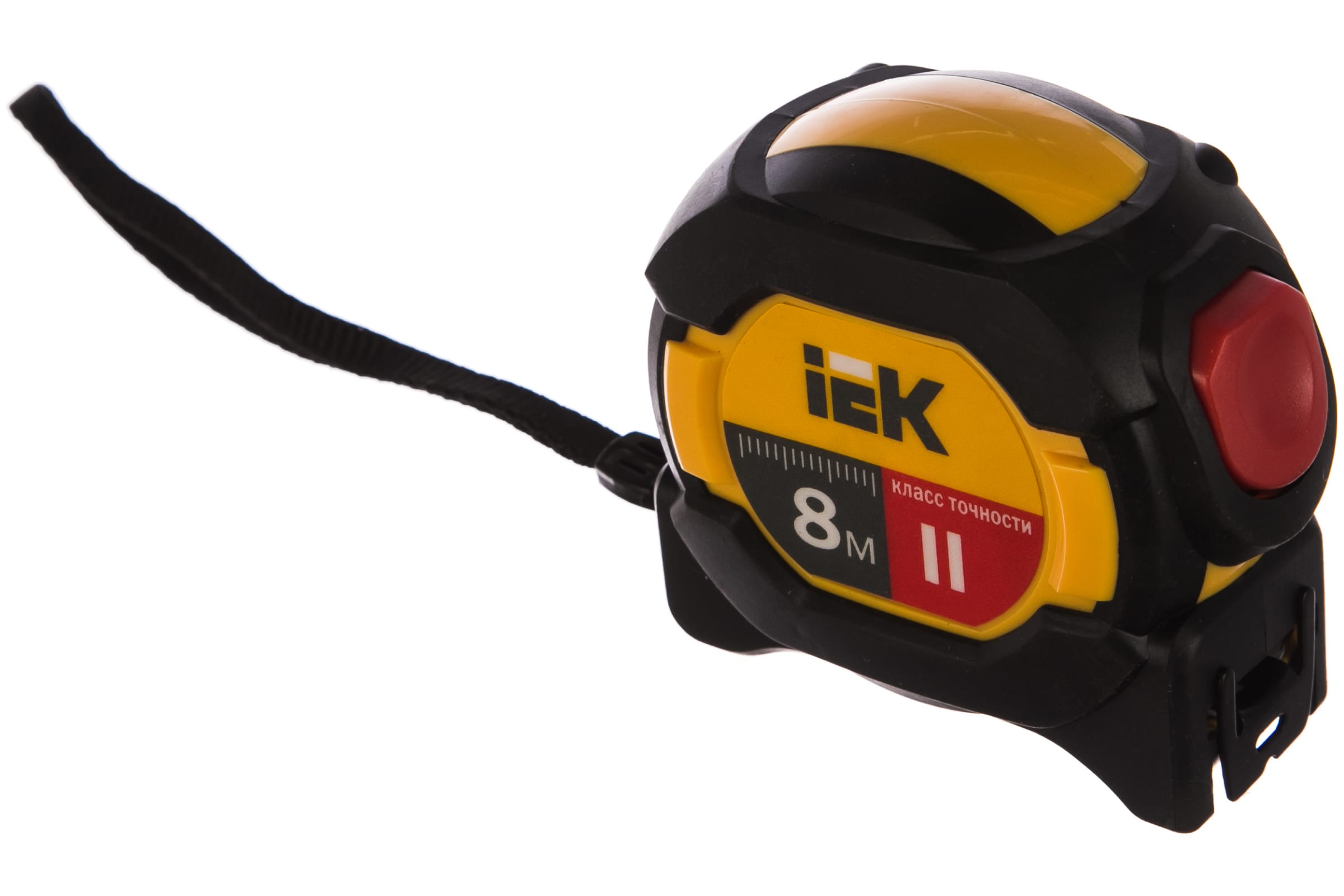 

Рулетка 8 м x 2.5 см, прорезиненный корпус, IEK Professional (TIR10-3-008)
