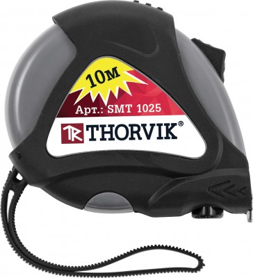 Рулетка 10 м x 25 см прорезиненный корпус Thorvik SMT1025 700₽