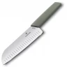 

Нож кухонный универсальный Victorinox, лезвие 17см (6.9056.17K6B), Оливковый