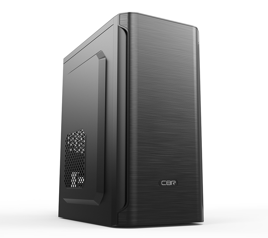 Корпус CBR MX10, mATX, Mini-Tower, черный, Без БП (PCC-MATX-MX10-WPSU) - фото 1