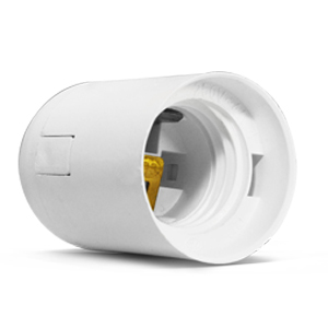 Патрон пластиковый TDM для светодиодных/накаливания/энергосберегающих ламп, белый ( SQ0335-0007)