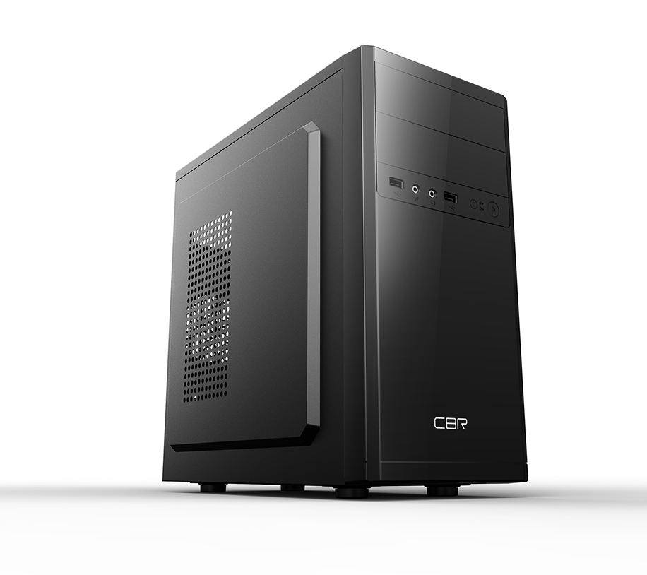 Корпус CBR RD833, mATX, Mini-Tower, черный, 400Вт (PCC-MATX-RD833-400W)