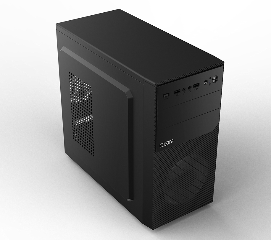 Корпус CBR RD850, mATX, Mini-Tower, черный, 400 Вт (PCC-MATX-RD850-400W)