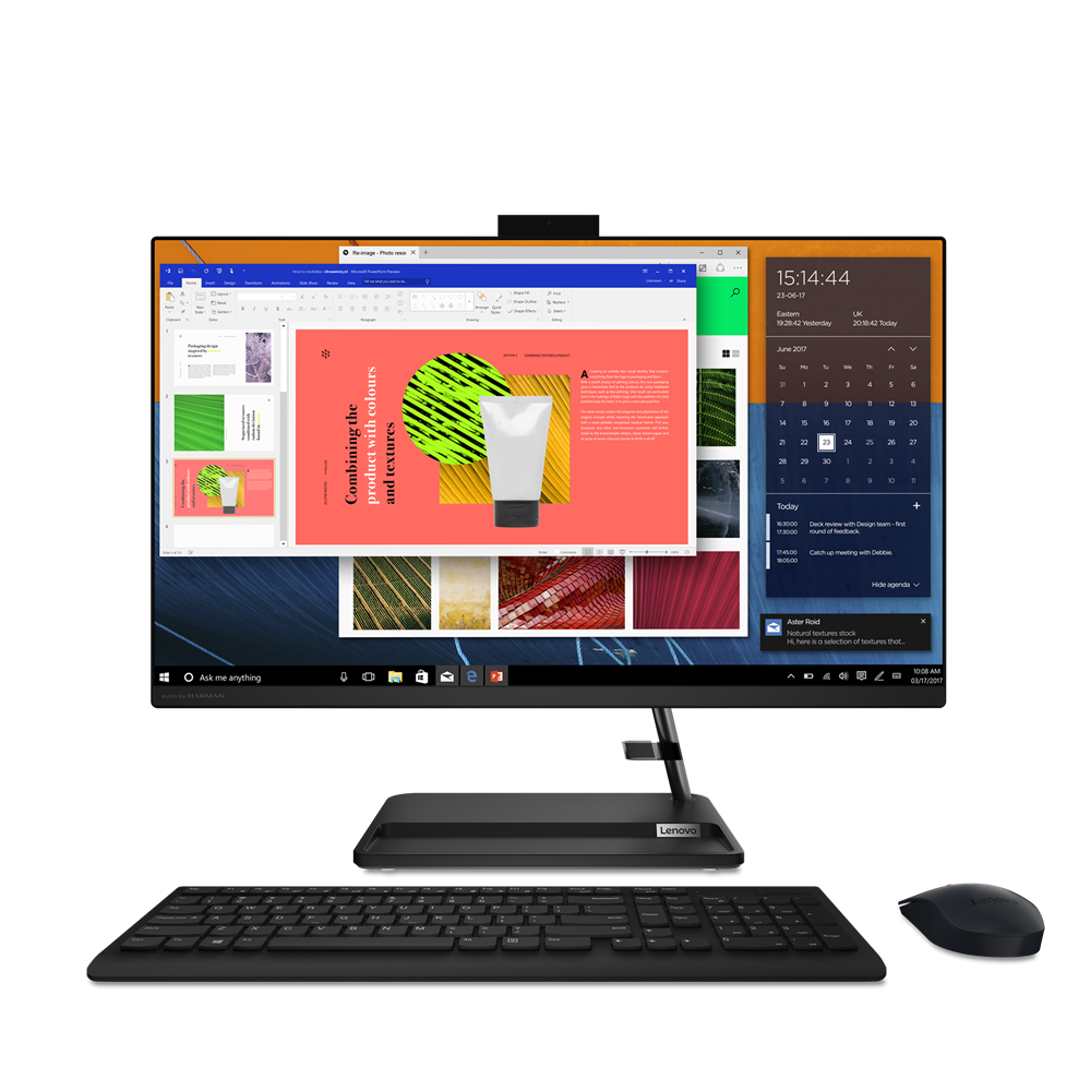 

Моноблок Lenovo IdeaCentre 3 27ALC6 27" 1920x1080, AMD Ryzen 3 5300U 2.6GHz, 8Gb RAM, 512Gb SSD, DVD-RW, AMD Radeon Graphics, WiFi, BT, Cam, Windows 11, черный, клавиатура, мышь (F0FY00A1RK), 27ALC6