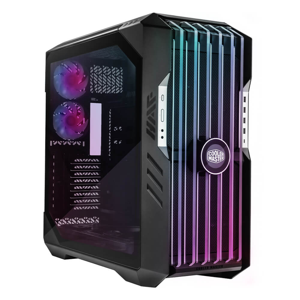 Корпус COOLERMASTER HAF 700 EVO, SSI-EEB, Full-Tower, 4xUSB 3.2, USB Type-C, RGB подсветка, серый, без БП (H700E-IGNN-S00)