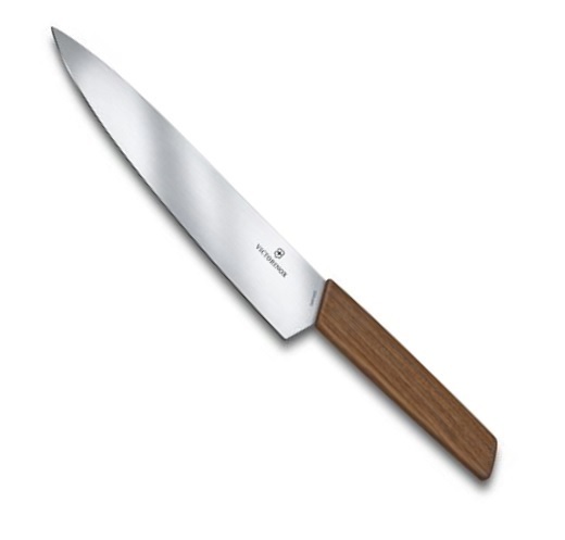 

Нож кухонный разделочный Victorinox Swiss Modern, лезвие 22 см (6.9010.22G), Коричневый