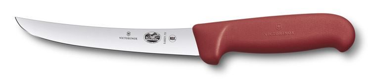 

Нож кухонный обвалочный Victorinox Fibrox, лезвие 15 см (5.6501.15), Красный