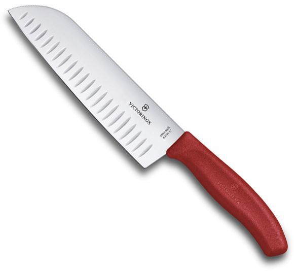 

Нож кухонный универсальный Victorinox Swibo, лезвие 17 см (6.8521.17B), Красный