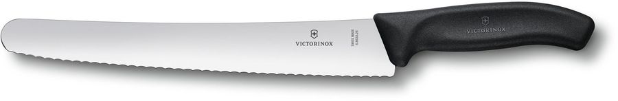 

Нож кухонный для хлеба Victorinox Swiss Classic, лезвие 26 см (6.8633.26B), Черный