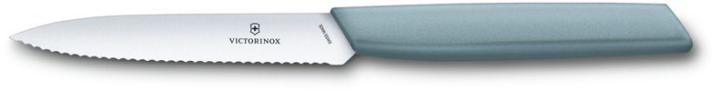 

Нож кухонный универсальный Victorinox Swiss Modern, лезвие 10 см (6.9006.10W21), Мятный