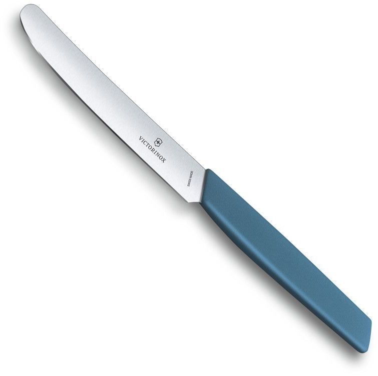 

Нож кухонный столовый Victorinox Swiss Modern, лезвие 11см (6.9006.112), Синий