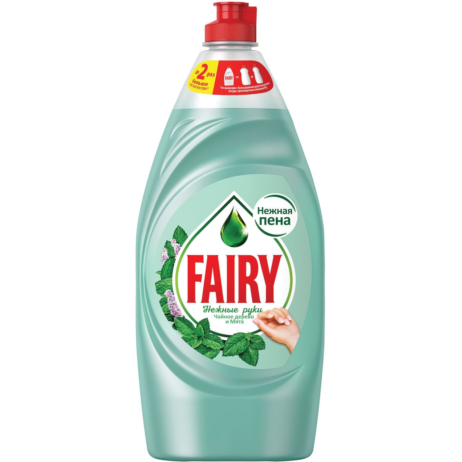 

Средство для мытья посуды FAIRY, 900мл, жидкость, Чайное дерево и мята (603748), 0
